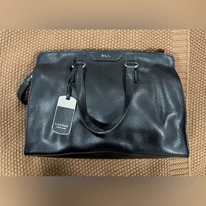 Lauren Ralph Lauren Classic Black Shoulder Bag